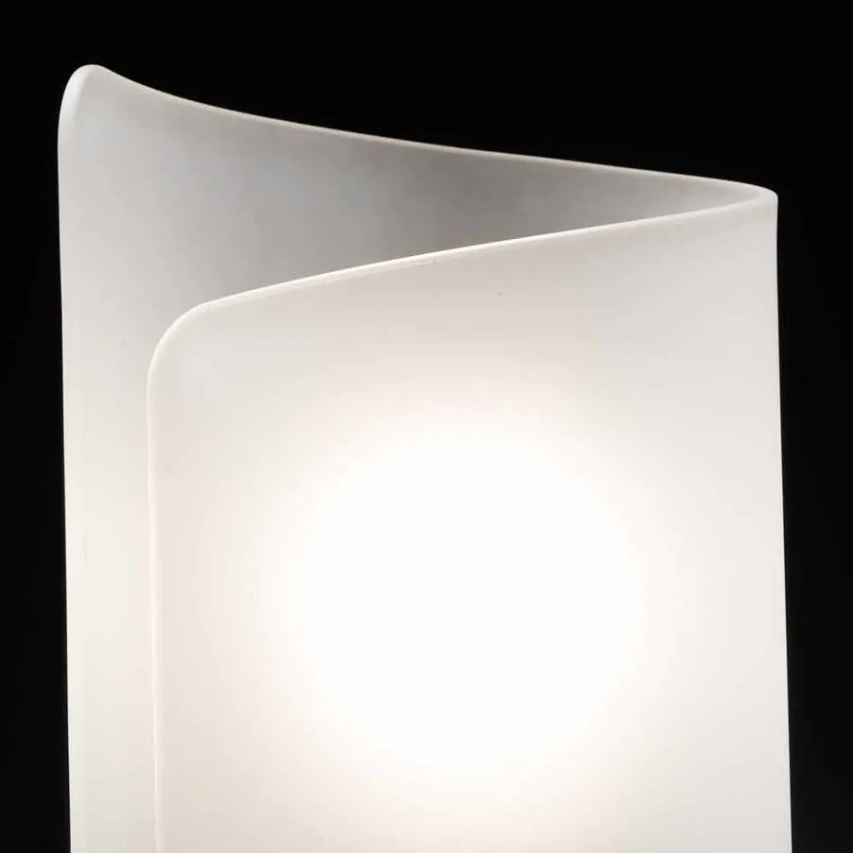 Selene Papiro stolní lampa krystal vyrobený v Itálii 15x14xH25cm Viadurini