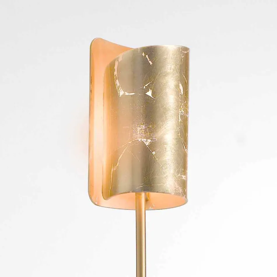 Selene Papiro projektant stojací lampa Crystal Ø15 H 180 cm Viadurini