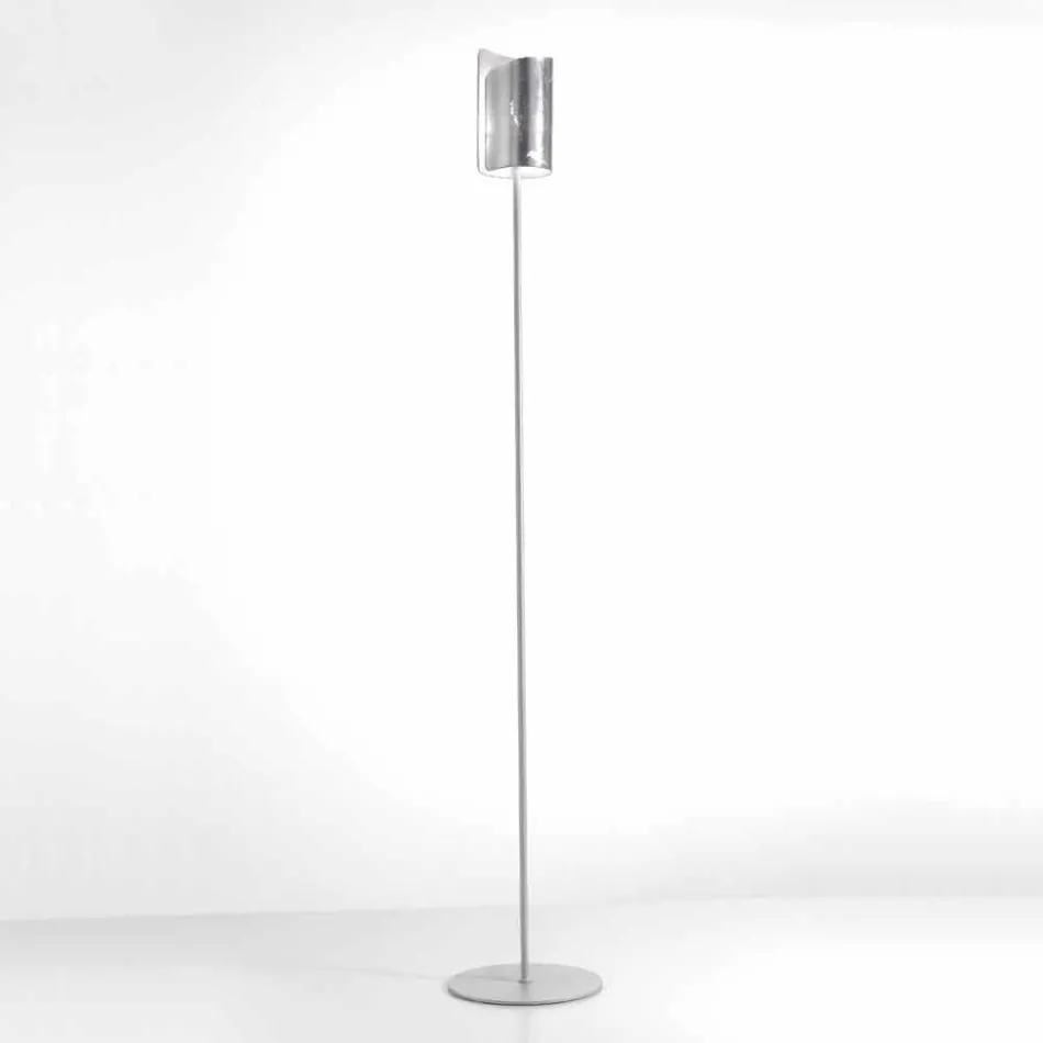 Selene Papiro projektant stojací lampa Crystal Ø15 H 180 cm Viadurini
