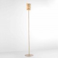 Selene Papiro projektant stojací lampa Crystal Ø15 H 180 cm