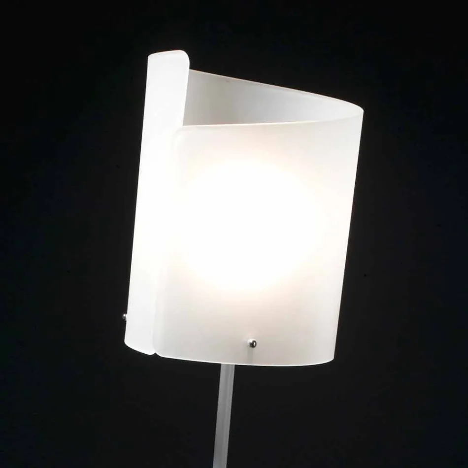 Selene Papiro projektant stojací lampa H185cm crystal O26 Viadurini