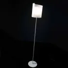 Selene Papiro projektant stojací lampa H185cm crystal O26 Viadurini