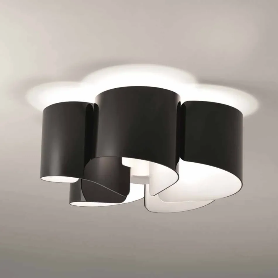 Selene Papiro stropní svítidlo Moderní křišťálové Ø65 H28cm, made in Italy Viadurini