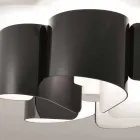 Selene Papiro stropní svítidlo Moderní křišťálové Ø65 H28cm, made in Italy Viadurini