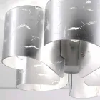 Selene Papiro stropní svítidlo Moderní křišťálové Ø65 H28cm, made in Italy Viadurini