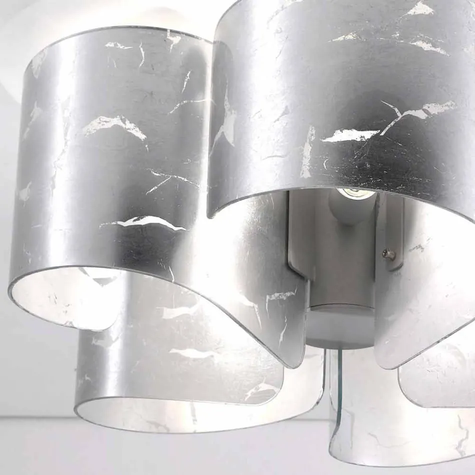 Selene Papiro stropní svítidlo Moderní křišťálové Ø65 H28cm, made in Italy Viadurini