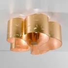 Selene Papiro stropní svítidlo Moderní křišťálové Ø65 H28cm, made in Italy Viadurini