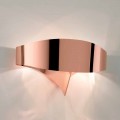 Selene nástěnné svítidlo Shield galvanické moderní design, vyrobeno v Itálii