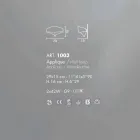 Selene nástěnné svítidlo Shield galvanické moderní design, vyrobeno v Itálii Viadurini