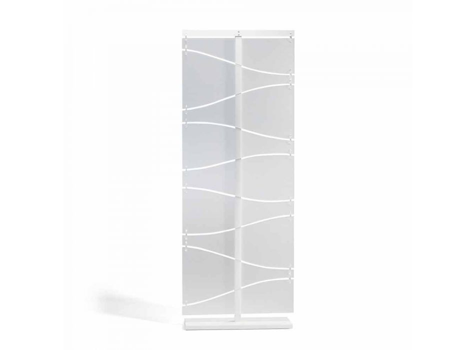 Booth moderní design v bílé barvě satén methakrylátového Mara Viadurini