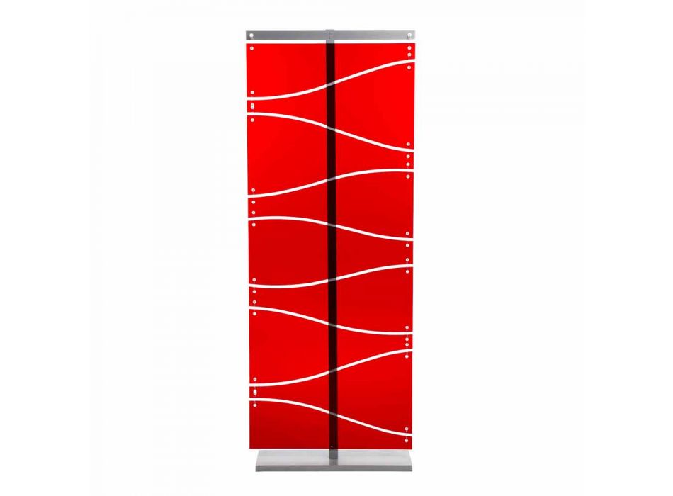 Booth moderní design v červeném methakrylátového nebo satén Evelyn Viadurini