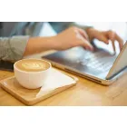 Sada 18 čajových šálků s cukřenkou a porcelánovým podnosem - Lucerna Viadurini