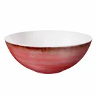 Servírujte 6 misek na zmrzlinu a 2 misky z barevného porcelánu - Rurolo Viadurini