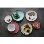 Servírujte 6 misek na zmrzlinu a 2 misky z barevného porcelánu - Rurolo Viadurini