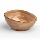 Sada 8 moderních obdélníkových desek a barevných kameninových misek - Simba Viadurini