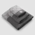 Servis ručníků na obličej a hosty a froté ručník s luxusní dekorací - Hassim Viadurini