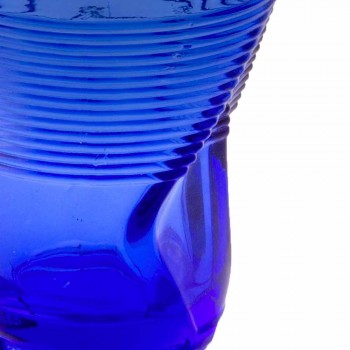 Barevné skleněné vodní sklenice sada 6 kusů zvláštní design - Sarabi