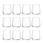 Tumbler Water Glasses Set Eco Crystal minimum 12 Pcs - Primordio Viadurini