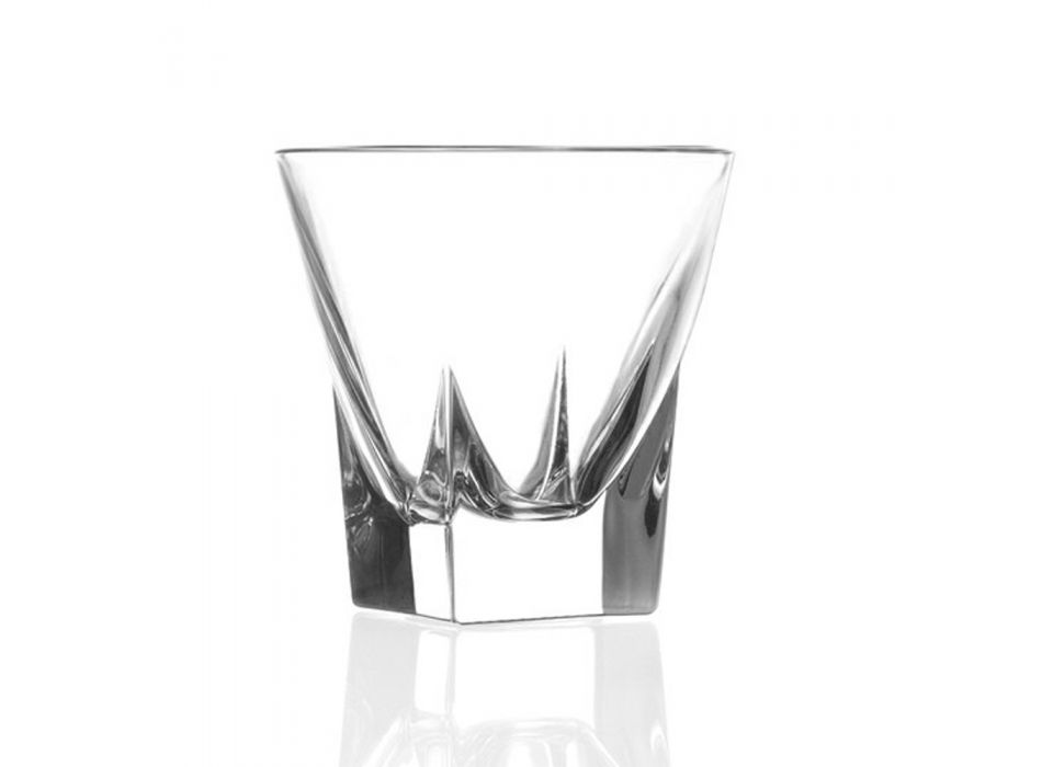 12 ks Ekologické krystalické likérové brýle - amalgám Viadurini
