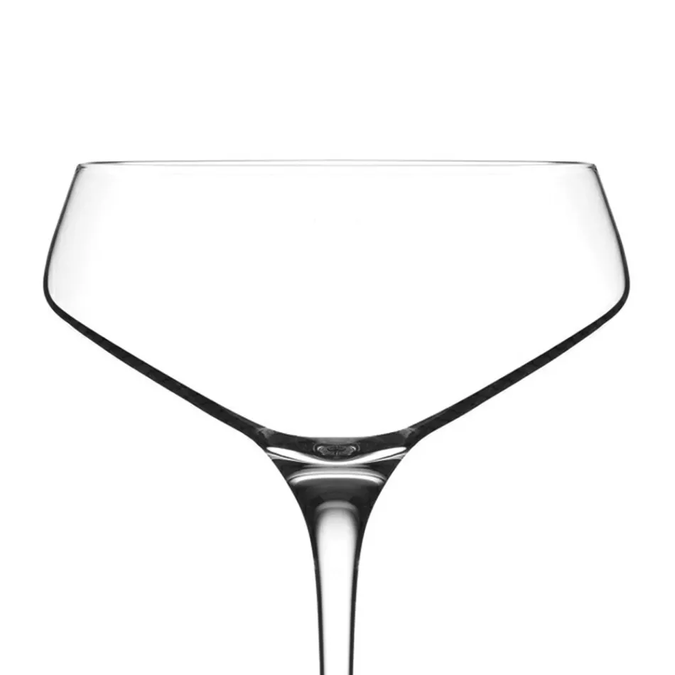 Sada italských ekologických křišťálových šampaňských 12 ks - Etera Viadurini