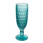 Sada pohárů na flétnu z barevného skla a různých dekorací 12 kusů - mix Viadurini