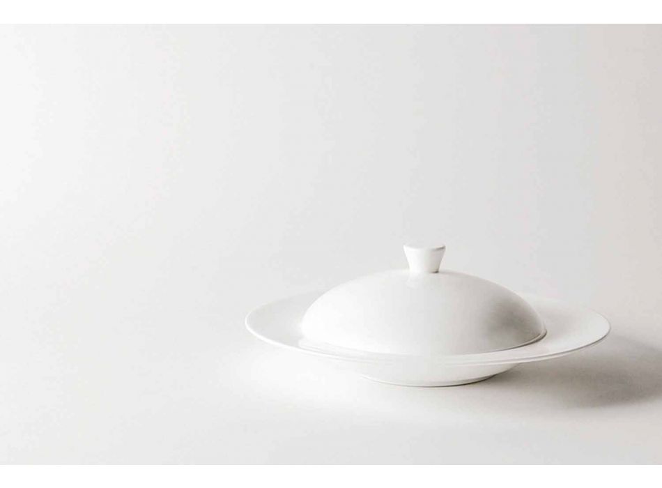 Cloche Service pro ploché nebo hluboké talíře 12-dílný luxusní design - Samantha Viadurini