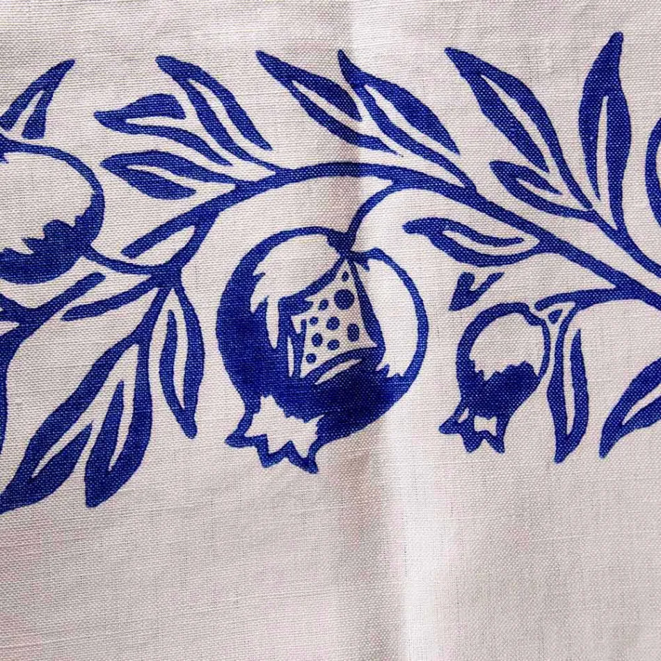 Italian Artisan Breakfast Service Ruční tisk na starých tkaninách - značky Viadurini