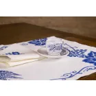 Italian Artisan Breakfast Service Ruční tisk na starých tkaninách - značky Viadurini