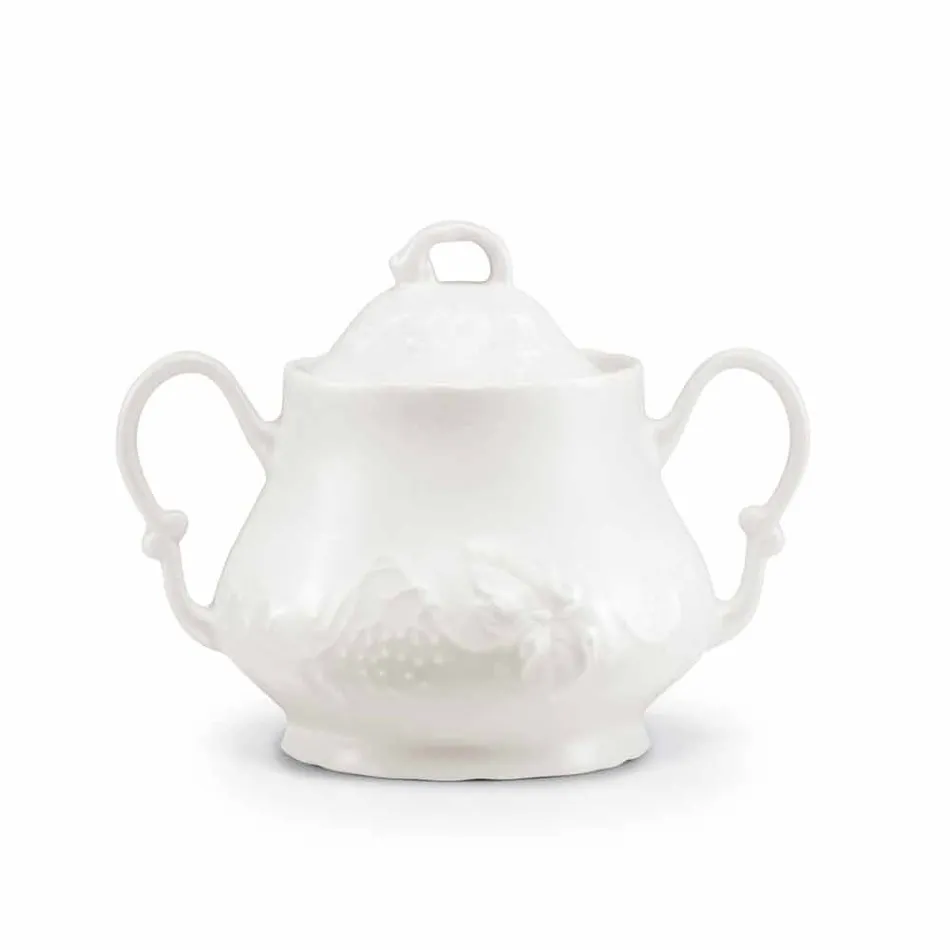 Kompletní snídaňová služba 22 kusů v bílém porcelánu - Gimignano Viadurini