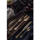 Kompletní sada příborů z nerezové oceli v luxusním designu 24 kusů - šéf Viadurini