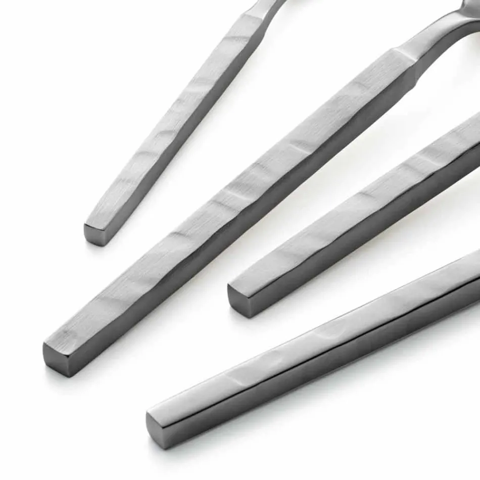 Kompletní sada ocelových příborů 24 dílná Design Made in Italy - Tricky Viadurini