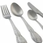 Kompletní servisní příbory v provedení Satin Steel Design 24 Pieces - Fantasiapos1 Viadurini