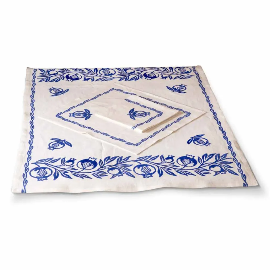 Povlečení snídaně služba s ručně vyráběné jednodílný - značky Viadurini