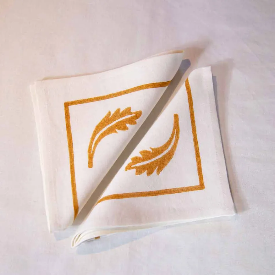 Povlečení snídaně služba s ručně vyráběné jednodílný - značky Viadurini