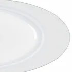 Sada bílého porcelánu s oválným designem, 2 kusy - dalekohled Viadurini