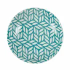 Kompletní stolní servis z barevného porcelánu 18 kusů - Indonésie Viadurini