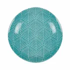 Kompletní stolní servis z barevného porcelánu 18 kusů - Indonésie Viadurini