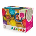 Nádobí s barevnými talíři 18 kusů v moderním kamenina - Abruzzo Viadurini