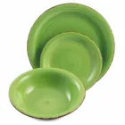 Nádobí s barevnými talíři 18 kusů v moderním kamenina - Abruzzo Viadurini