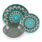 Modré porcelánové nádobí sada 18 kusů - Eivissa Viadurini