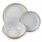 Nádobí sada barevné desky plné 18 kusů design - Osteria Viadurini