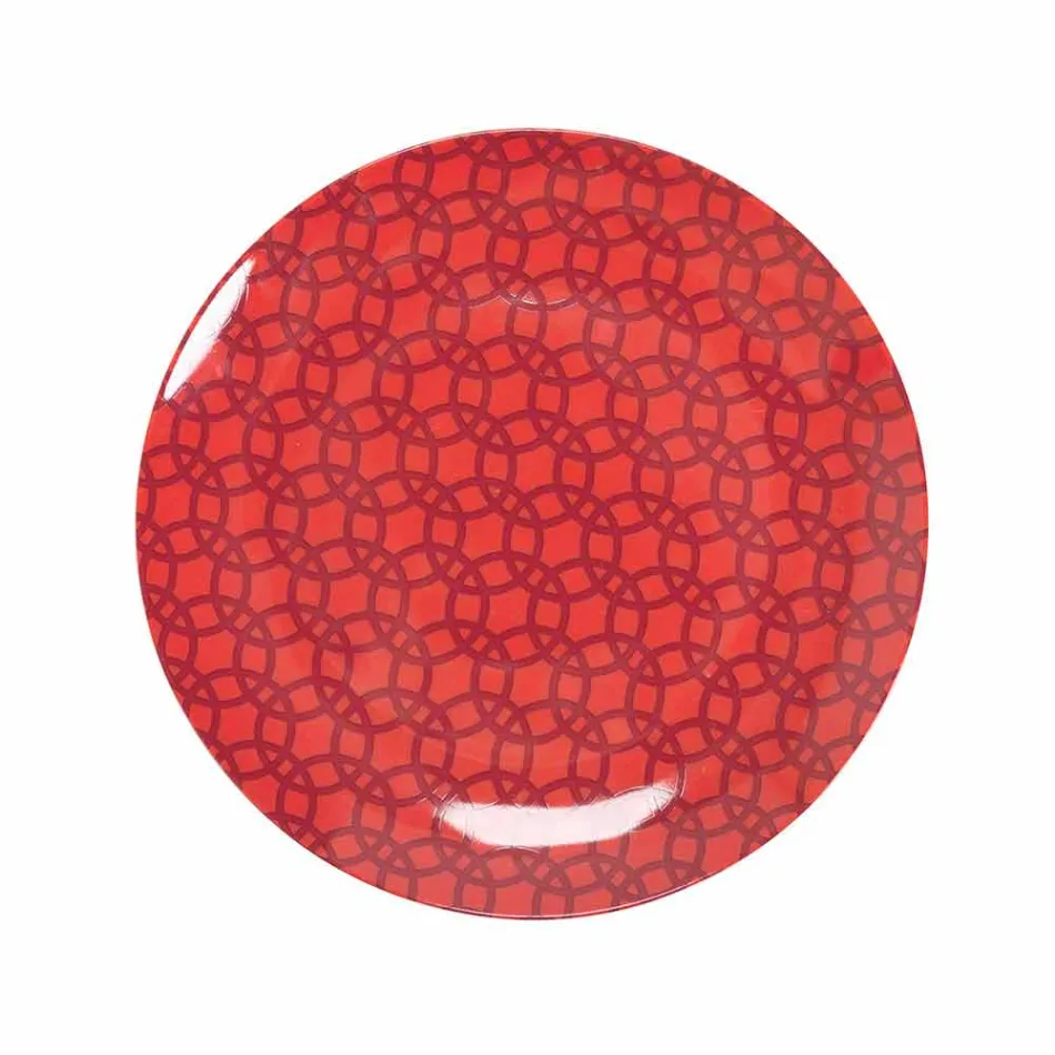 Služba porcelánu a nádobí v Gresu v 18 barevných designech - Tropycale Viadurini