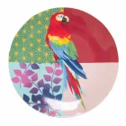 Služba porcelánu a nádobí v Gresu v 18 barevných designech - Tropycale Viadurini