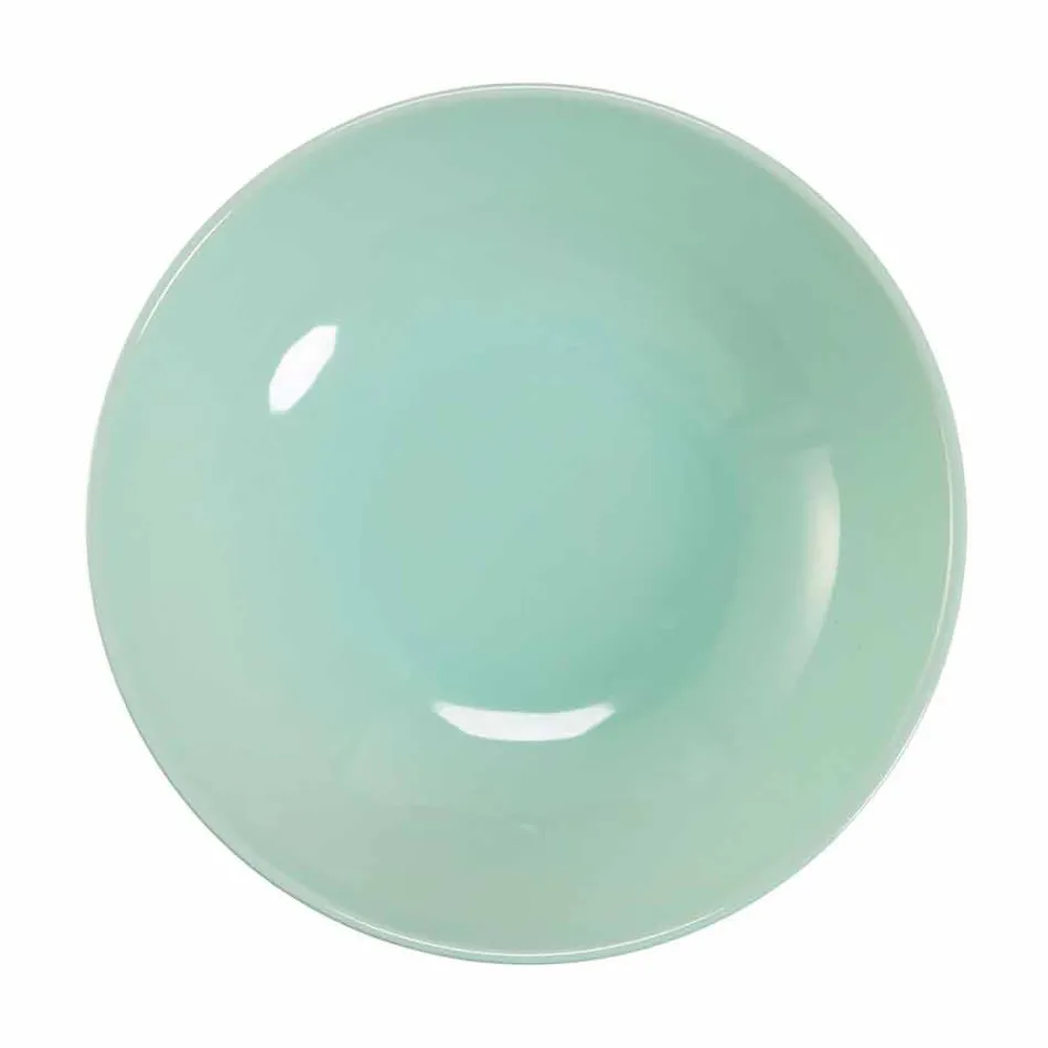 Služba porcelánu a nádobí v Gresu v 18 barevných designech - Tropycale Viadurini