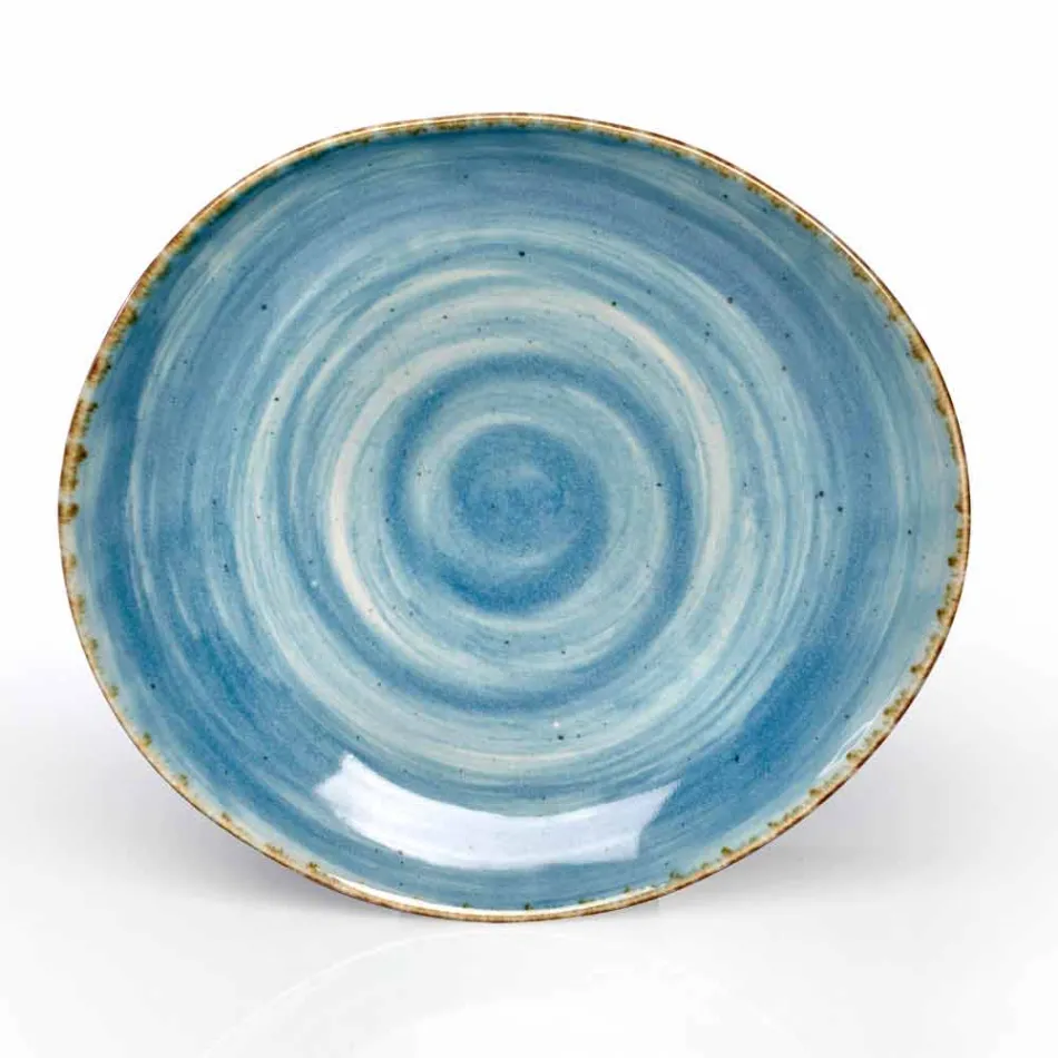 Sada 16 misek moderního designu v elegantním barevném kamenina - Simba Viadurini