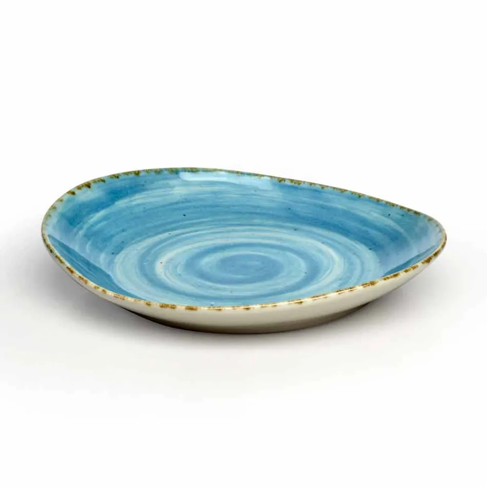 Sada 16 misek moderního designu v elegantním barevném kamenina - Simba Viadurini