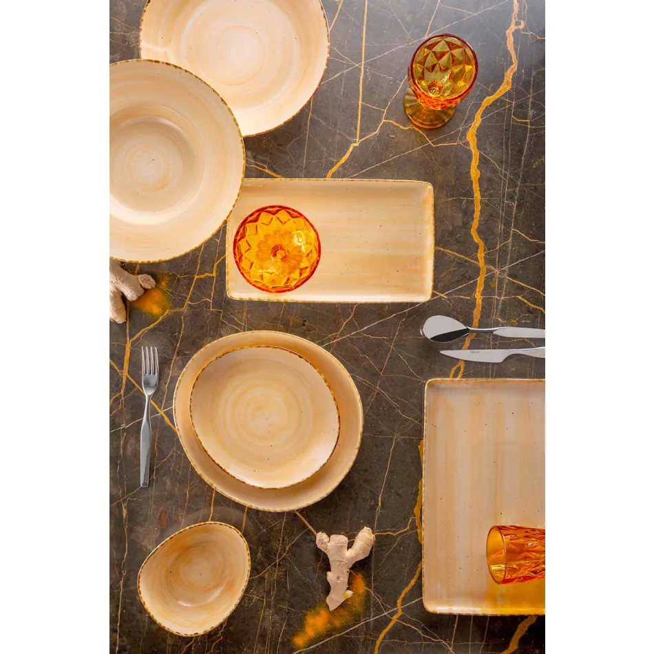 Sada 20 moderních barevných desek s elegantním designem kameniny - Simba Viadurini