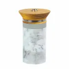 Příslušenství pro aperitivy koktejlů z mramoru, dřeva, oceli - Norman Viadurini
