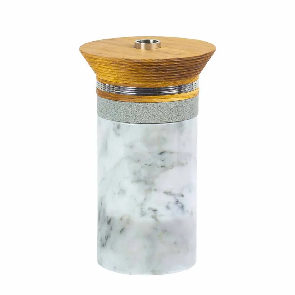 Příslušenství pro aperitivy koktejlů z mramoru, dřeva, oceli - Norman Viadurini