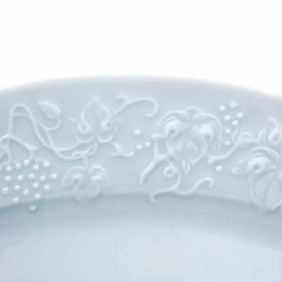 Sada 27 elegantních desek z bílého porcelánu - Gimignano Viadurini